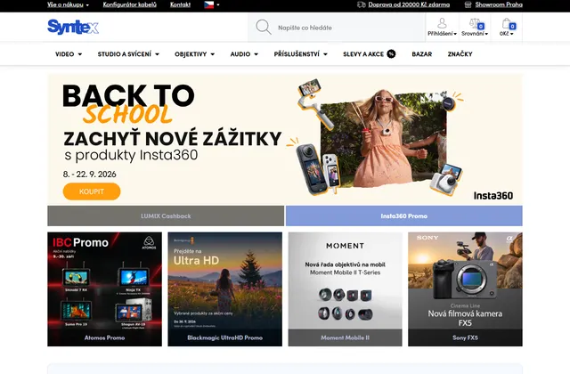 Náhled webu syntex.cz